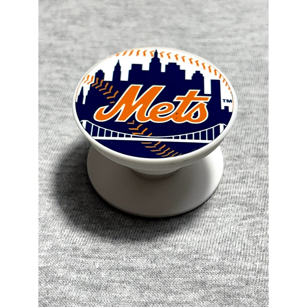 New York Mets Custom Pop Up Phone Accessory With Strong Adhesive Base